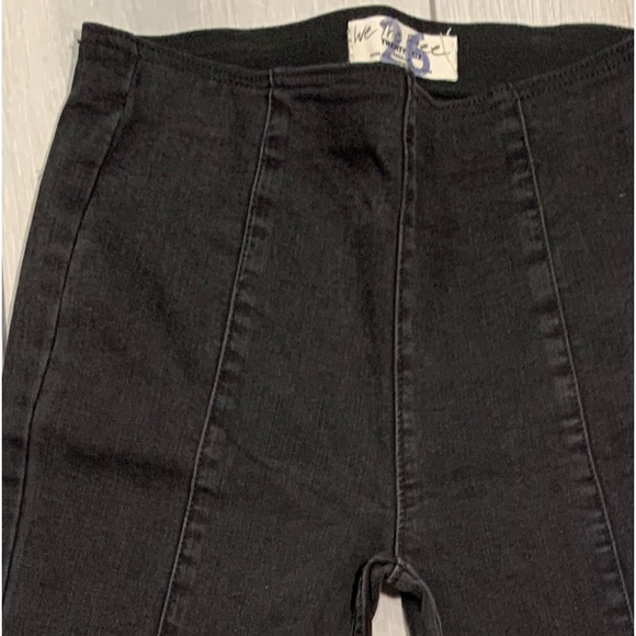 | FREE PEOPLE | Penny Pull-On Flare Jeans Black Size 26 - Picture 9 of 9